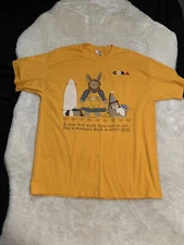 Vintage Air Waves Hanes Cora House Mom Bunny T Cleaning Shirt XL Top Mother