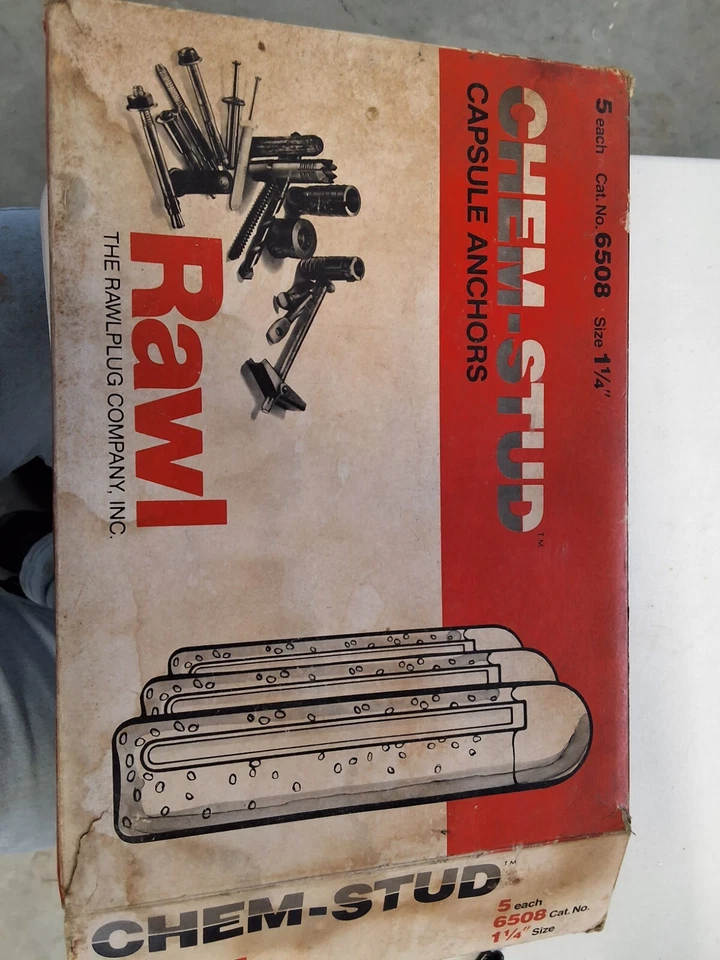 Chem-Stud Spin-Type Капсульные Якоря Номер Детали 6508 количество 4 - Изображение 2 из 3