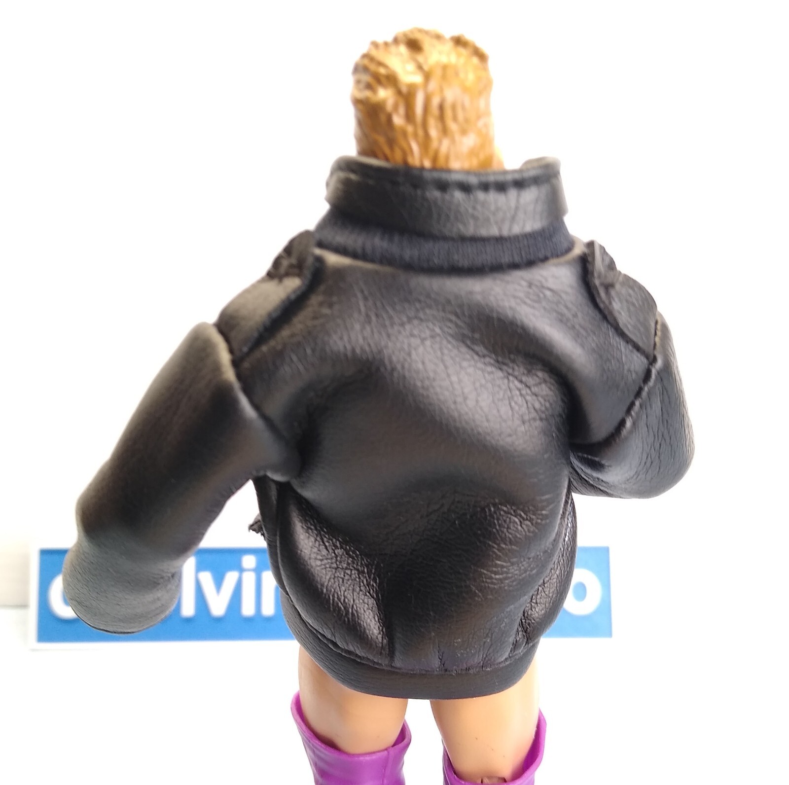 WWE Black Leather Jacket Accessory Custom Action Figure Clothing Marvel Legends