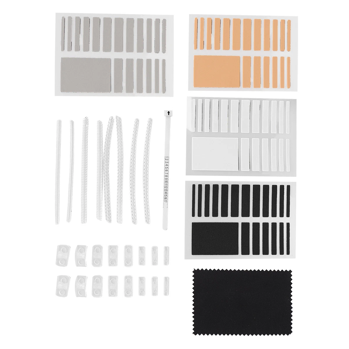 Ring Size Adjuster Clear Practical Waterproof Metal Silicone Foam
