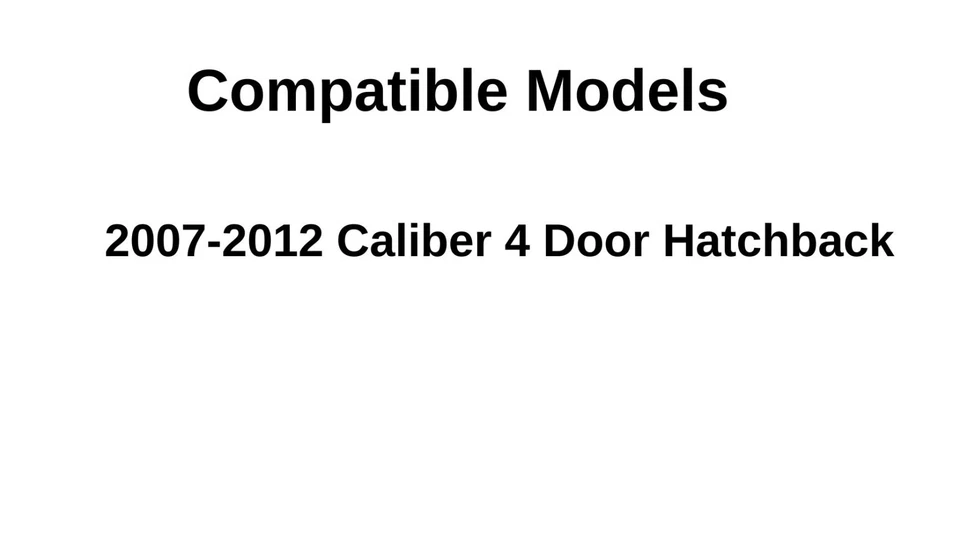 Fits 2007-2012 Dodge Caliber Hatchback Back Rear Window Glass  Heated NEW Foto 3 de 4