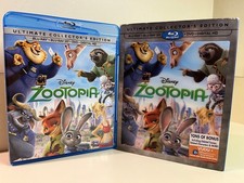 Zootopia 3D 2D Blu-ray DVD Lenticular Slipcover, 2016 Animation, Bonus