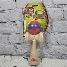 Duncan Komodo Wooden Kendama 380KE Red Blue Striped Sealed New