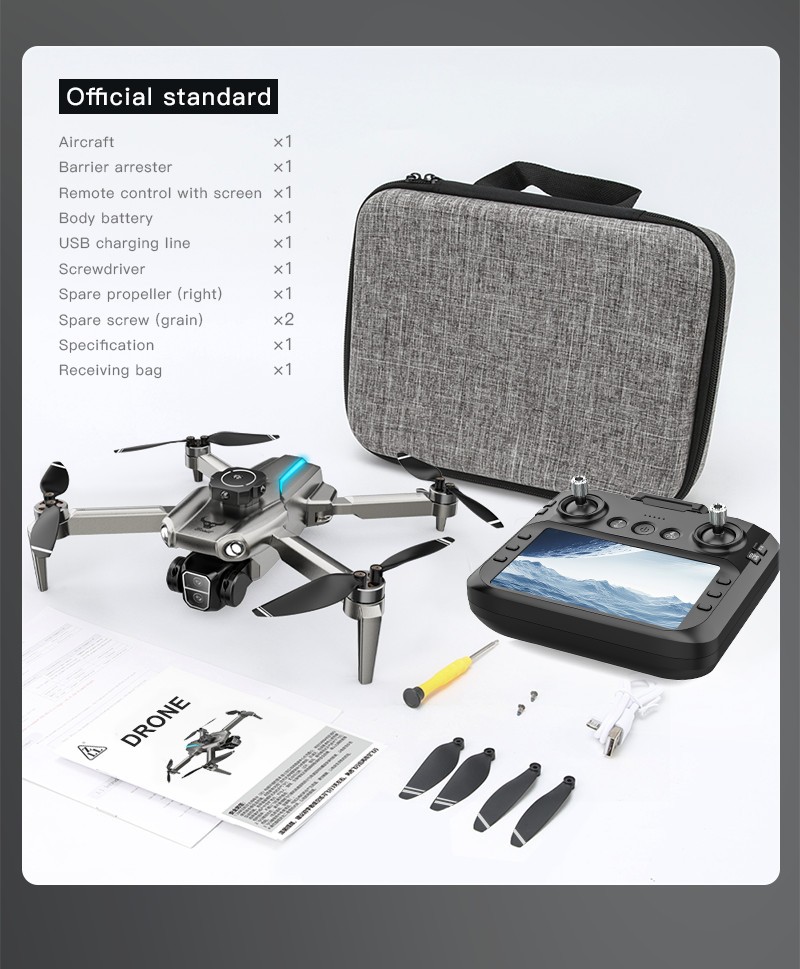 ZLL SG109MAX Drone GPS 4.5" Screen 4K Dual Camera Obstacle Avoidance Quadcopter