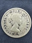 1959 Canada Silver Quarter 25 Cents .800 Fine 80% Circulated