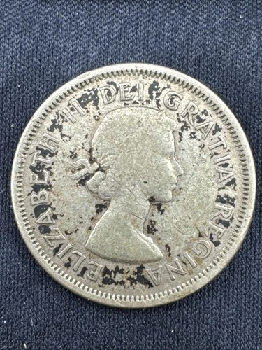 1959 Canada Silver Quarter 25 Cents .800 Fine 80% Circulated