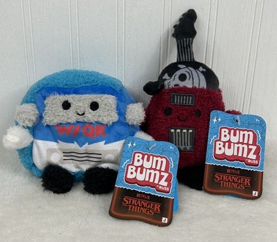 Stranger Things Bum Bumz 4.5  Plush Bundle Eddie & Van Netflix NWT-Set of 2