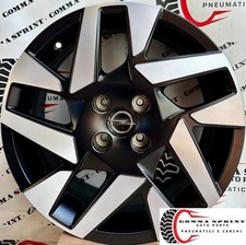 4 CERCHI IN LEGA ORIGINALI R17 OPEL MOKKA NEW NERO OPACO DIAMANTATO