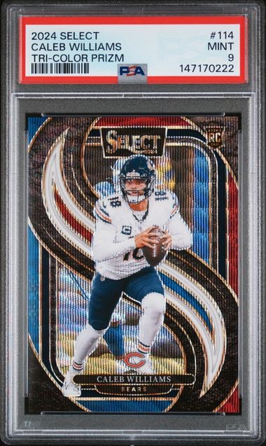 2024  SELECT #114 CALEB WILLIAMS TRI-COLOR PRIZM 66/249