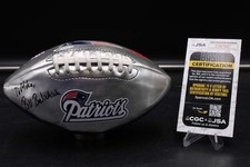 Bill Belichick Signed Mini Football New England Patriots Autograph JSA ZJ22448