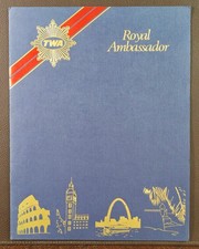 1980s TWA Royal Ambassador First Class International In-flight Dining Menu