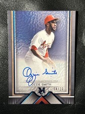 OZZIE SMITH 2023 Topps Museum Collection Blue Foil Auto 4/20
