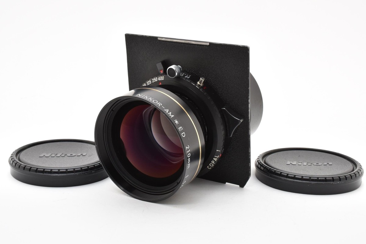 Nikon ニコン NIKKOR-AM* ED 210mm f/5.6 MINT]Nikon Nikkor AM ED 210mm f/5.6 Large Format Copal 1 From