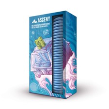 Coiled & Double-Sleeved Mechanical Keyboard C...