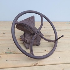 20 Large Antique Wilson Brothers Cast Iron Feed Mill Grinder 20 Large Antique Wilson Brothers Cast Iron Feed Mill Grinder