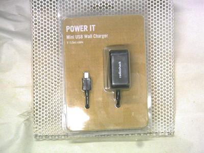 #ad #ad Power It Mini USB Wall Charger 5#x27; Cable 2302393 Radioshack for Phone Tablet MP3 $9.95