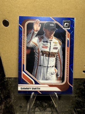Panini 2026 DonrussOptic  Racing Sammy Smith Blue Velocity Parallel #75