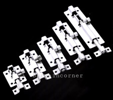 Door Lock Latch Silver (L) Door Window Barrel Bolt With Screws Cabinet Lock