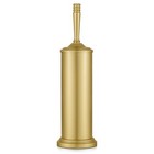 Gold Toilet Brush and Holder Set, Stainless Steel Toilet Brush for Bathroom,H...