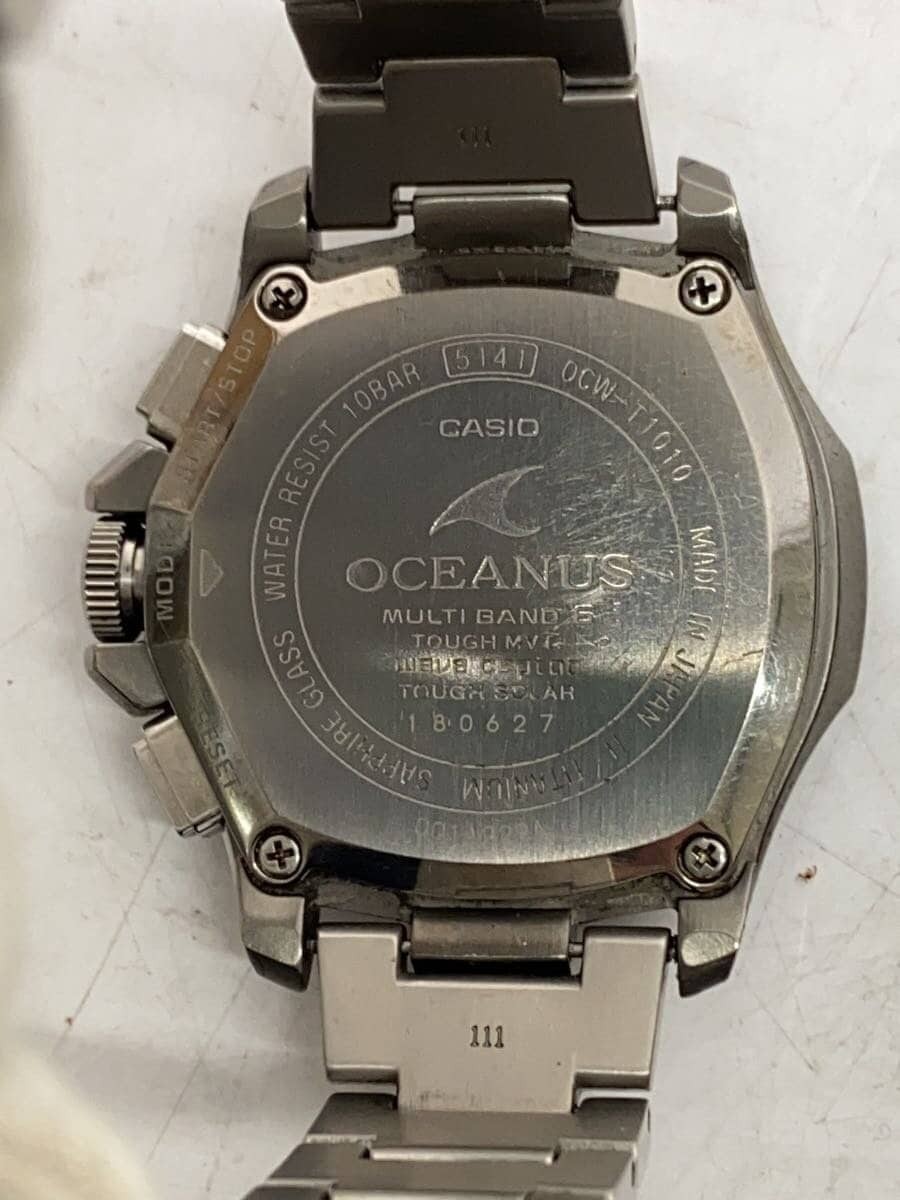 Casio Oceanus OCW-T1010 Men's Watch Stainless Steel Silver 20cm