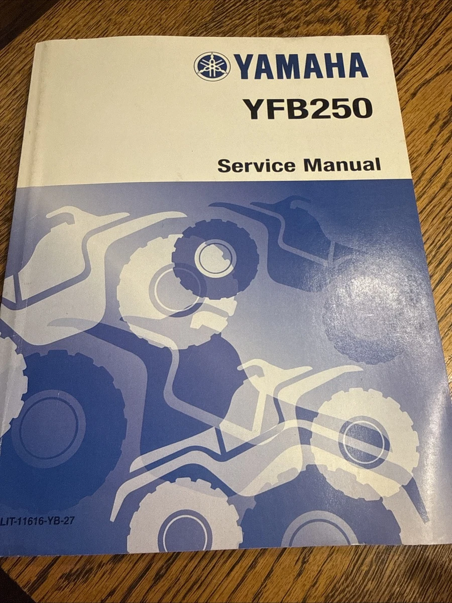 95 1995 Yamaha YFB250 Supplemental Service manual VG | eBay