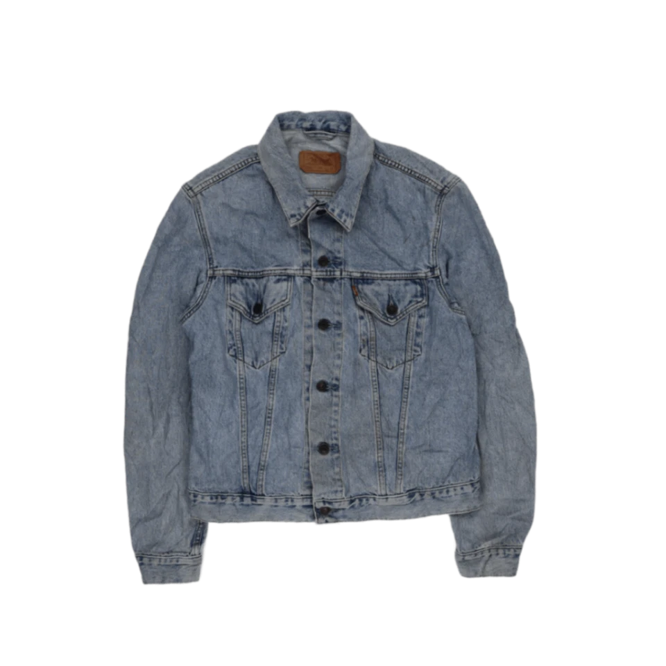 Levi's Men's Light Blue Short Regular Denim Jacket Size M, photo 1 of 3
