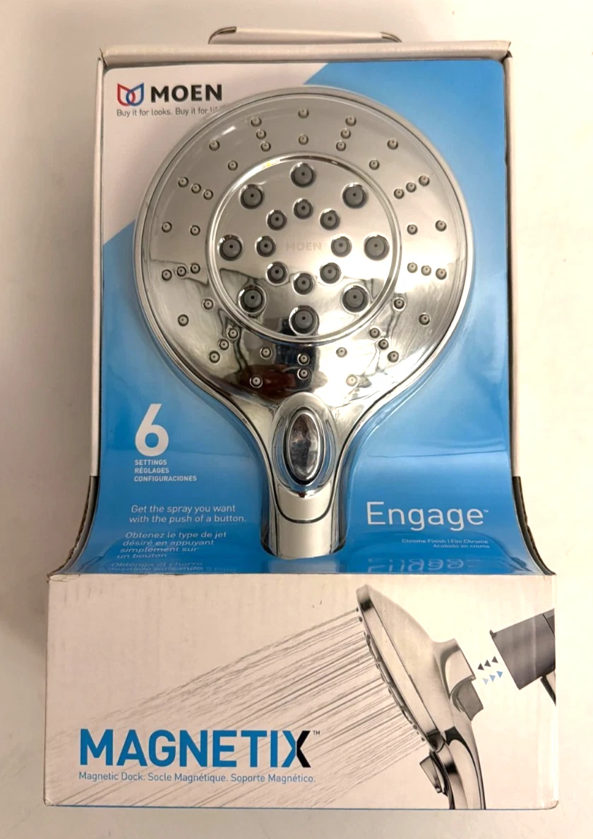 [NEW] (26112EP) MOEN Engage Six-Function 5 1/2" Diameter Eco-Performance Spray