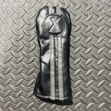 NEW X HYBRID Head Cover Rescue Headcover Black “X” Universal Generic