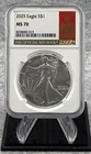 2025 American Silver Eagle MS70 (The Official Red Book)