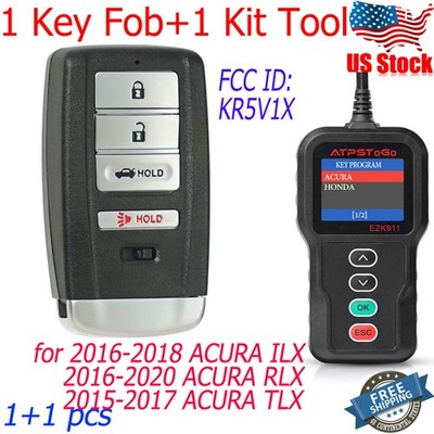 For ACURA TLX RLX ILX DRIVER prox smart keyless entry remote key fob KR5V1X Tool