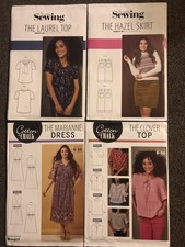 Simply sewing magazine patterns x 4 unused patterns Dress tops and skirt New