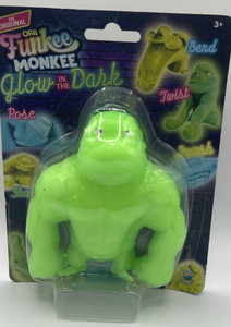 Brand NEW ORB Funkee Monkee Novelty Toy for Children – Neon Green Stretchy Twist