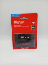 NEW SanDisk Plus 240GB Solid State Drive SSD - SDSSDA240GG26