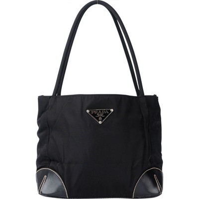 Prada Black Nylon Triangle Handbag Tasche