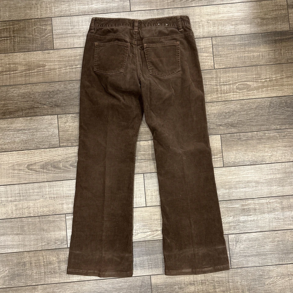 Polo Jeans Co Ralph Lauren VTG Y2K Brown Thin Wale Cords 4x32 boot flare - Image 3 of 4