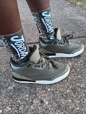 Jordan 3 Olive Socks To Match