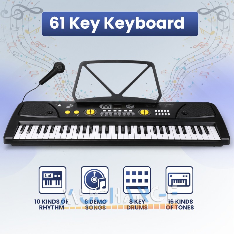61 & 54 Key Electronic Piano - Beginner Digital Piano Keyboard
