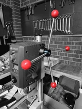 Bosch PBD-40 Drill Press 4 Spoke Handle & Clamping Lever Upgrade