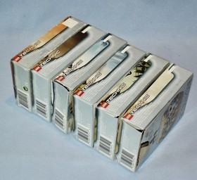 2001 Lego Bionicle TURAGA Village Elders of Mata Nui (8540 - 8545) Box + Posters