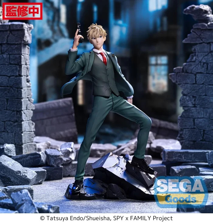 Figurine Sega Spy x Family de Loid Forger avec des finitions haut de gamme
