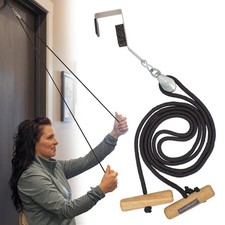 Shoulder Pulley for Over The Door Physical Therapy Arm Rehab Stretching Tool