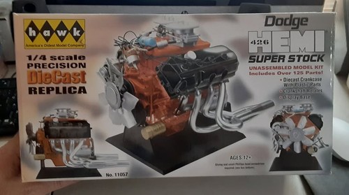HAWK 1/4 Scale Precision Die Cast Replica Dodge Hemi Super Stock Engine Model
