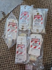 Danger Do Not Operate Lockout Tagout LOTO Safety Tags 100+ Assorted Lot