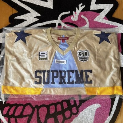 Supreme Star Football Jersey Gold   Size XL   Brand New