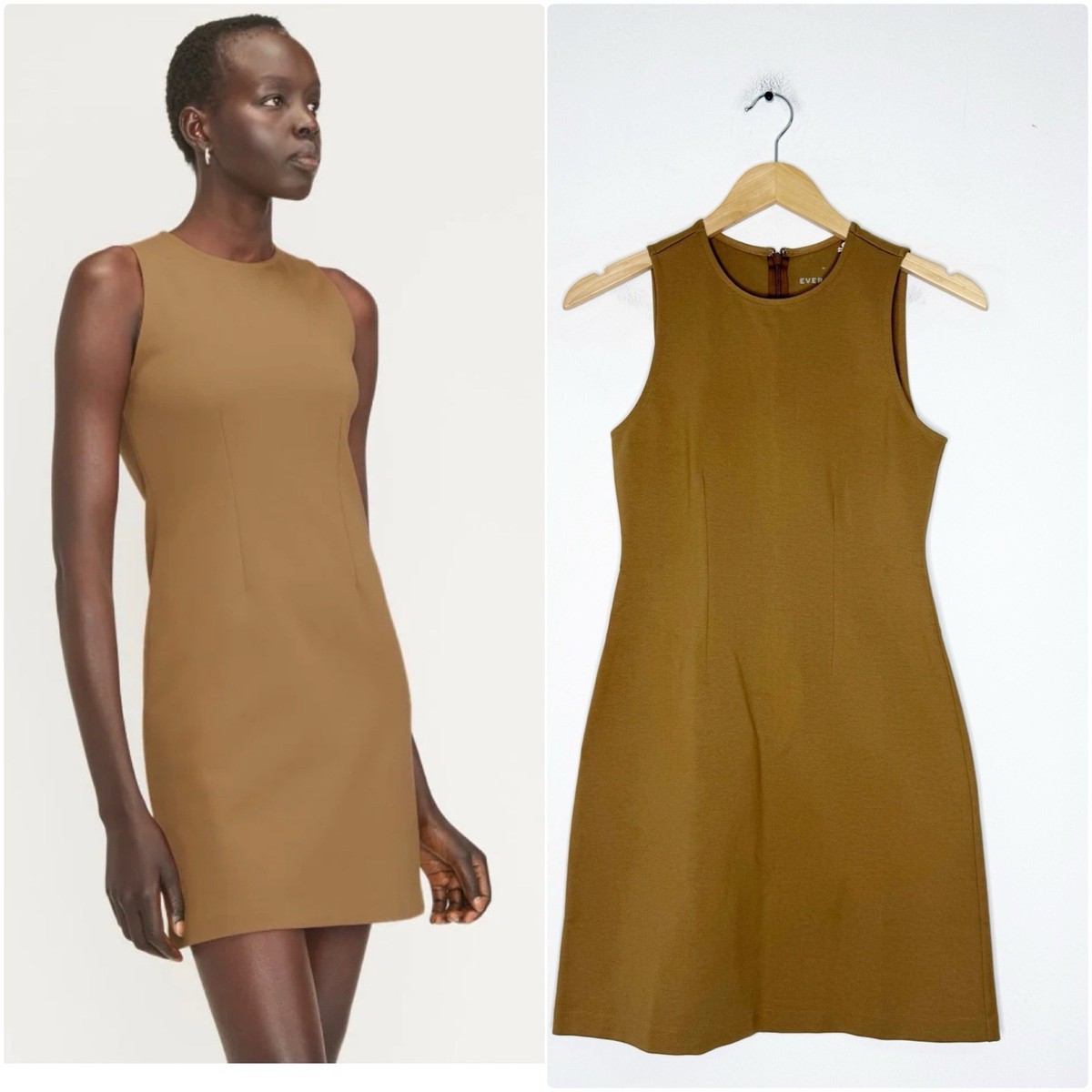everlane dream 90s shift dress The Dream Strapless Dress