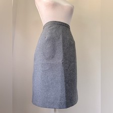 Vintage 90s Requirements Dark Gray Knee Length Pencil Skirt