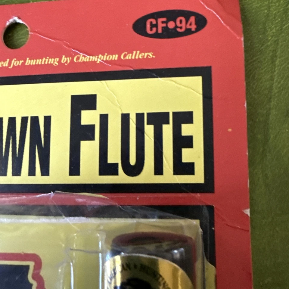 Vintage HAYDEL'S CF-94 Blows When Wet Cut Down Flute Goose Call In Package - Image 4 of 4