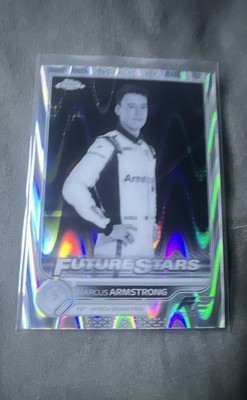 2022 Topps Chrome Formula 1 - F2 Racers Future Stars Marcus Armstrong #84 Black