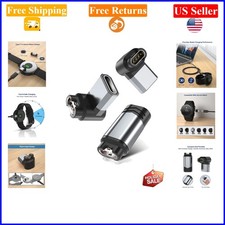 3-Pack USB C Charger Adapters for Garmin Watches, Compatible with Fenix, Fore...