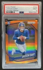 2025 Panini Prizm Jaxson Dart RC Orange Rookie #/249 Giants PSA 9